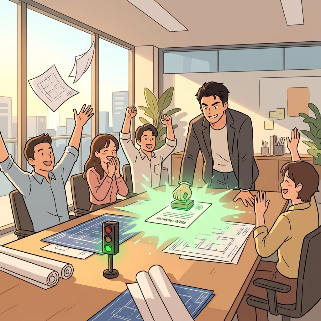 give a green light concept