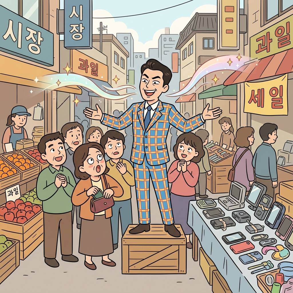 The glib salesman promised everything with a slick smile — but delivered nothing.