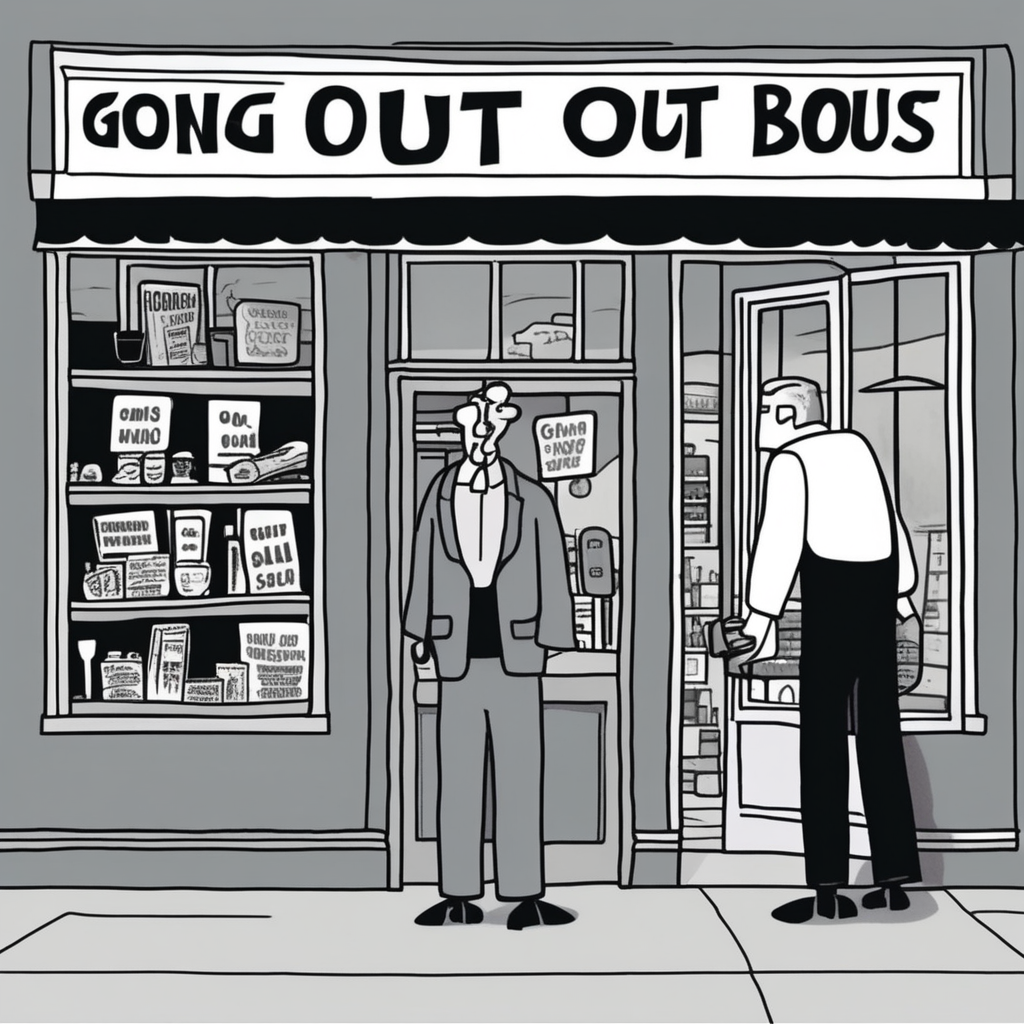 go out of business rhyme