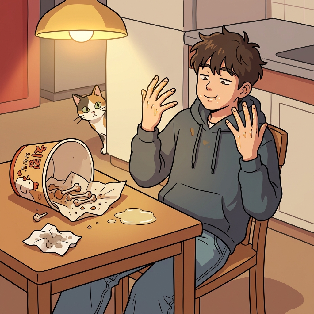 greasy concept