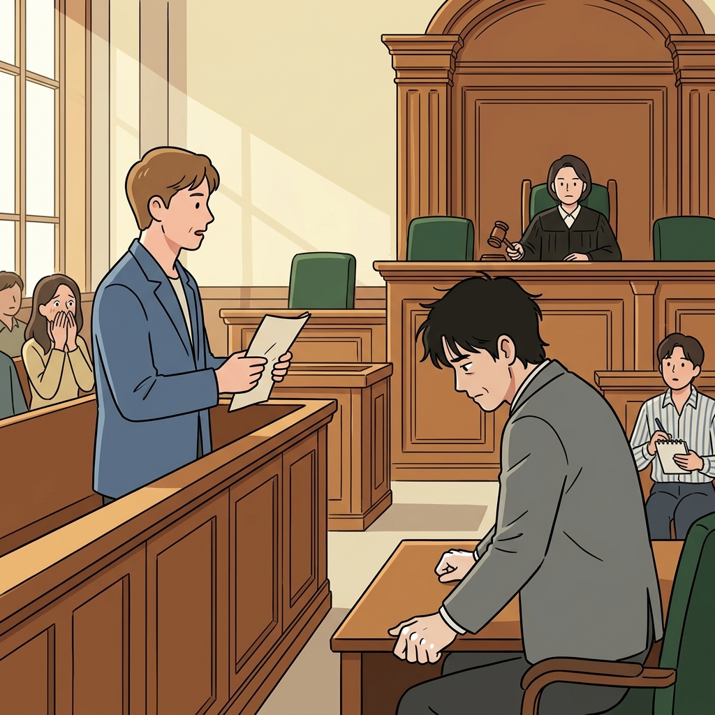guilty verdict concept