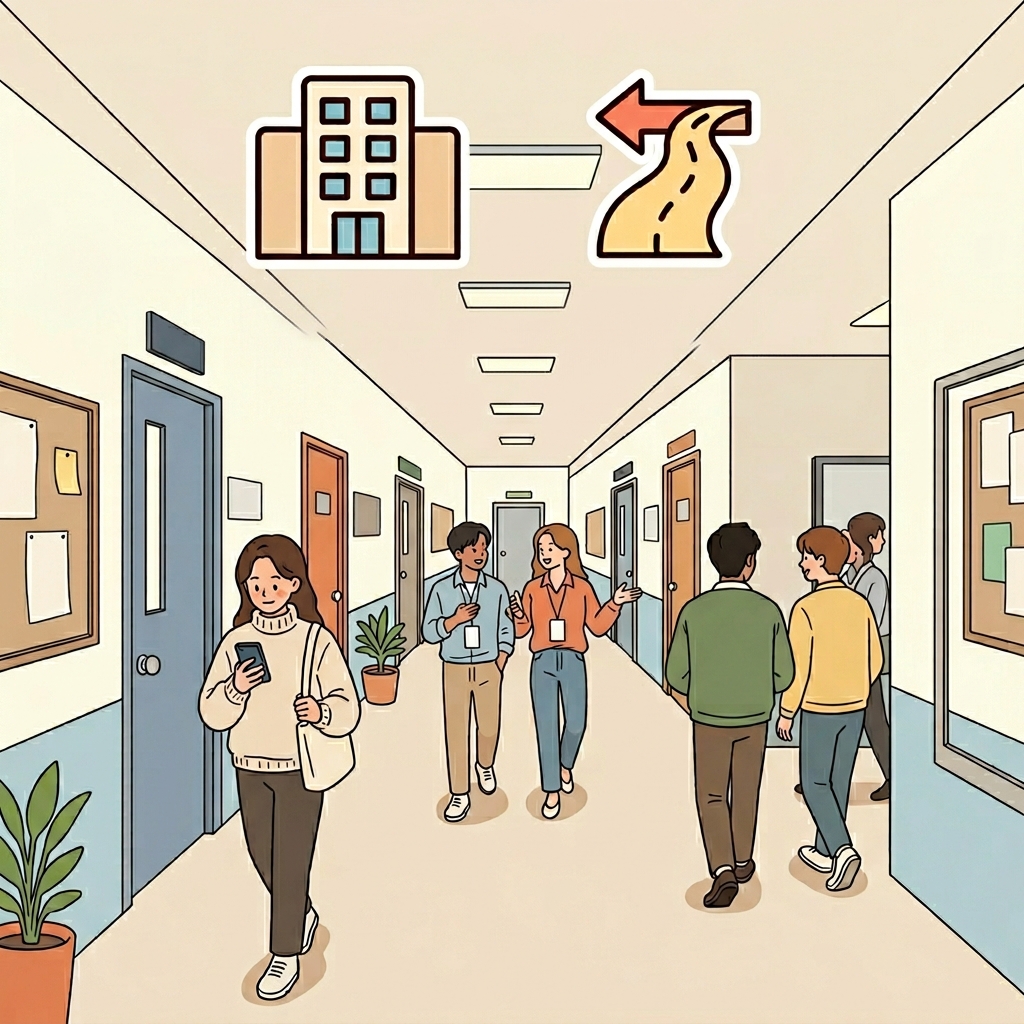 hallway mnemonic english