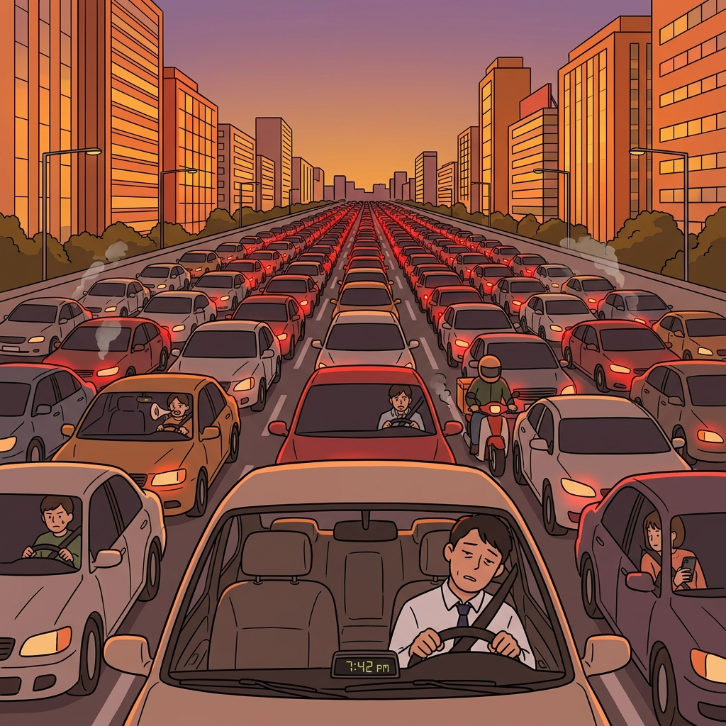 heavy traffic concept