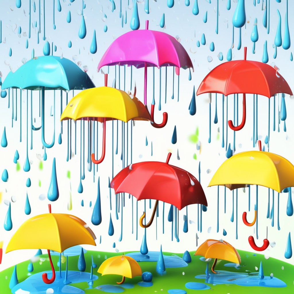 heavy rainfall concept