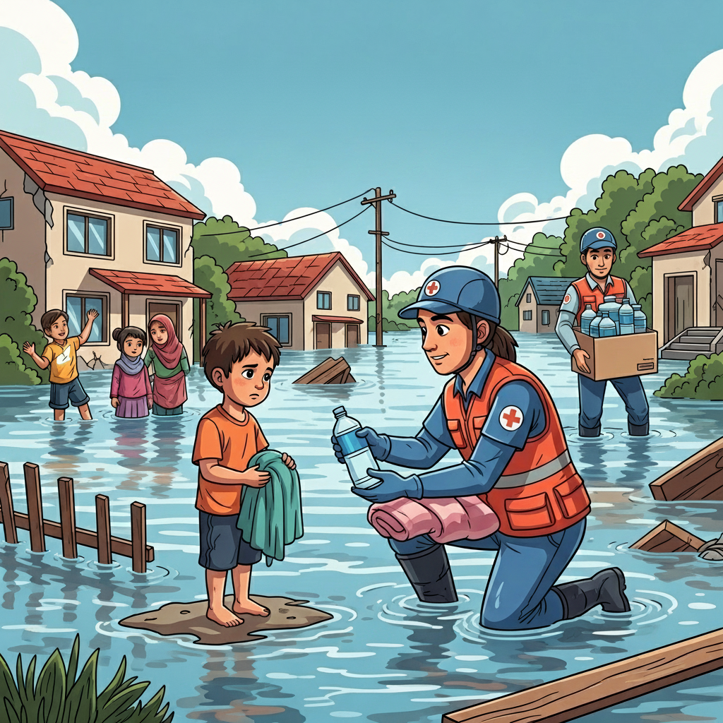 humanitarian concept