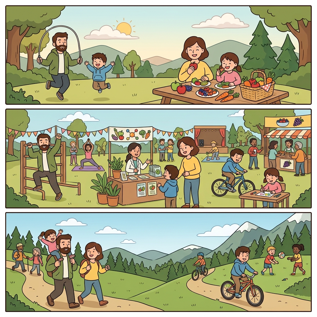 Strong immunity helped the community enjoy life with vitality.