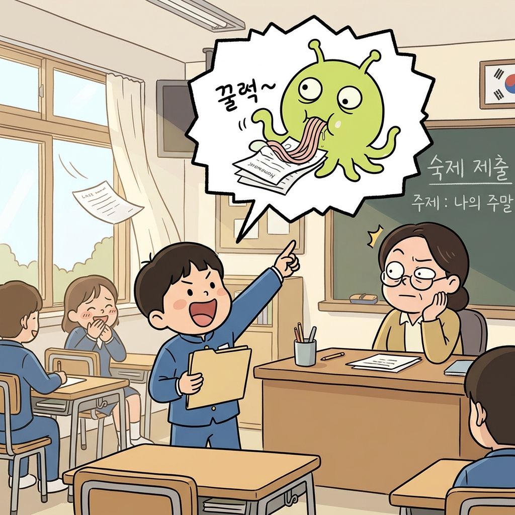 His implausible excuse about aliens eating his homework left the teacher speechless.