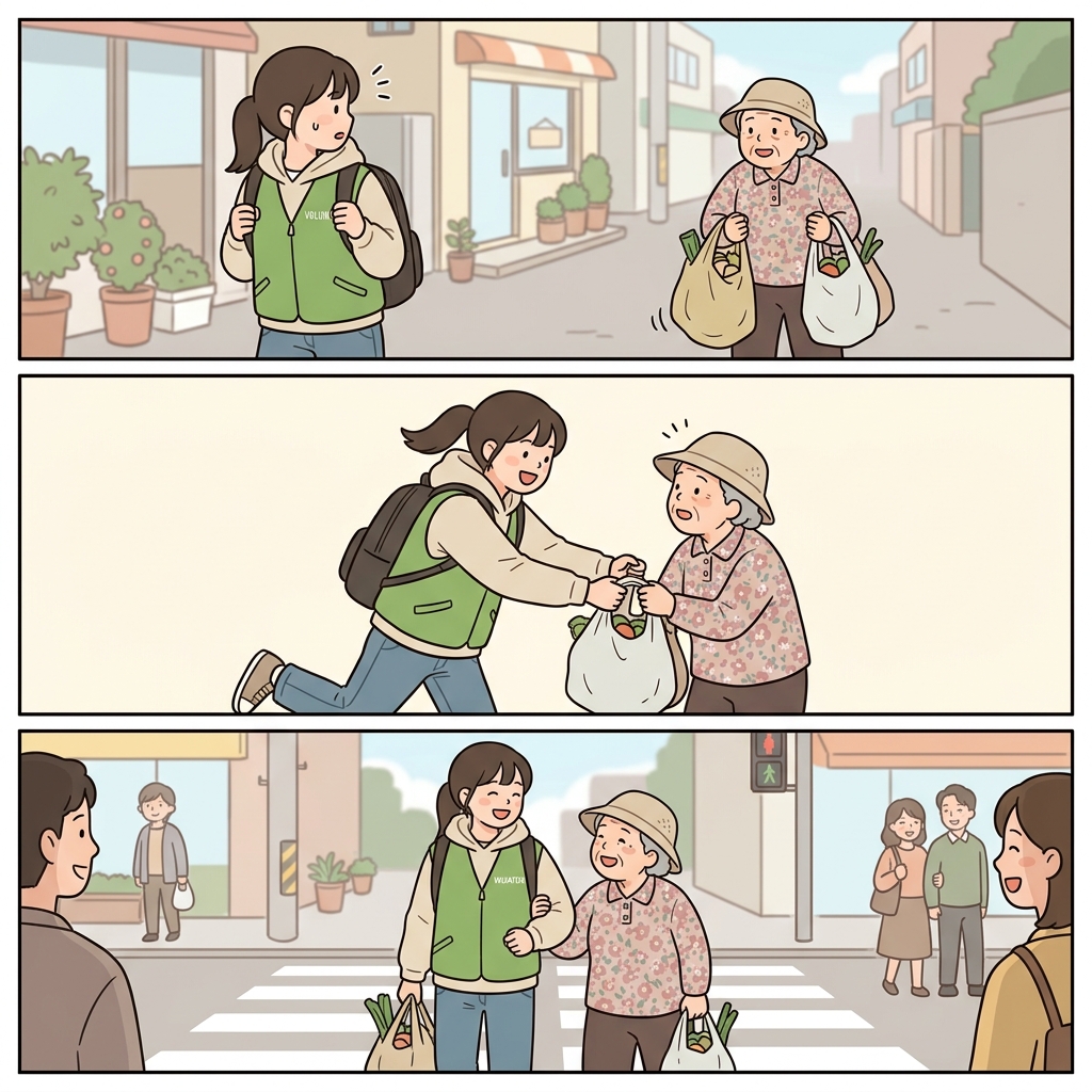 Her impulse to help others gave everyone new purpose.