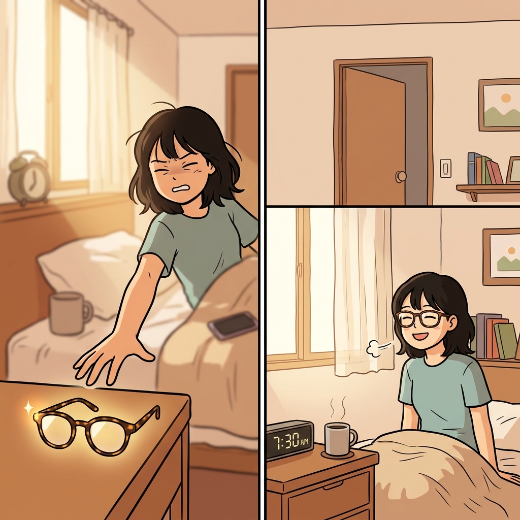 A good pair of glasses is indispensable when you can't see a thing without them.