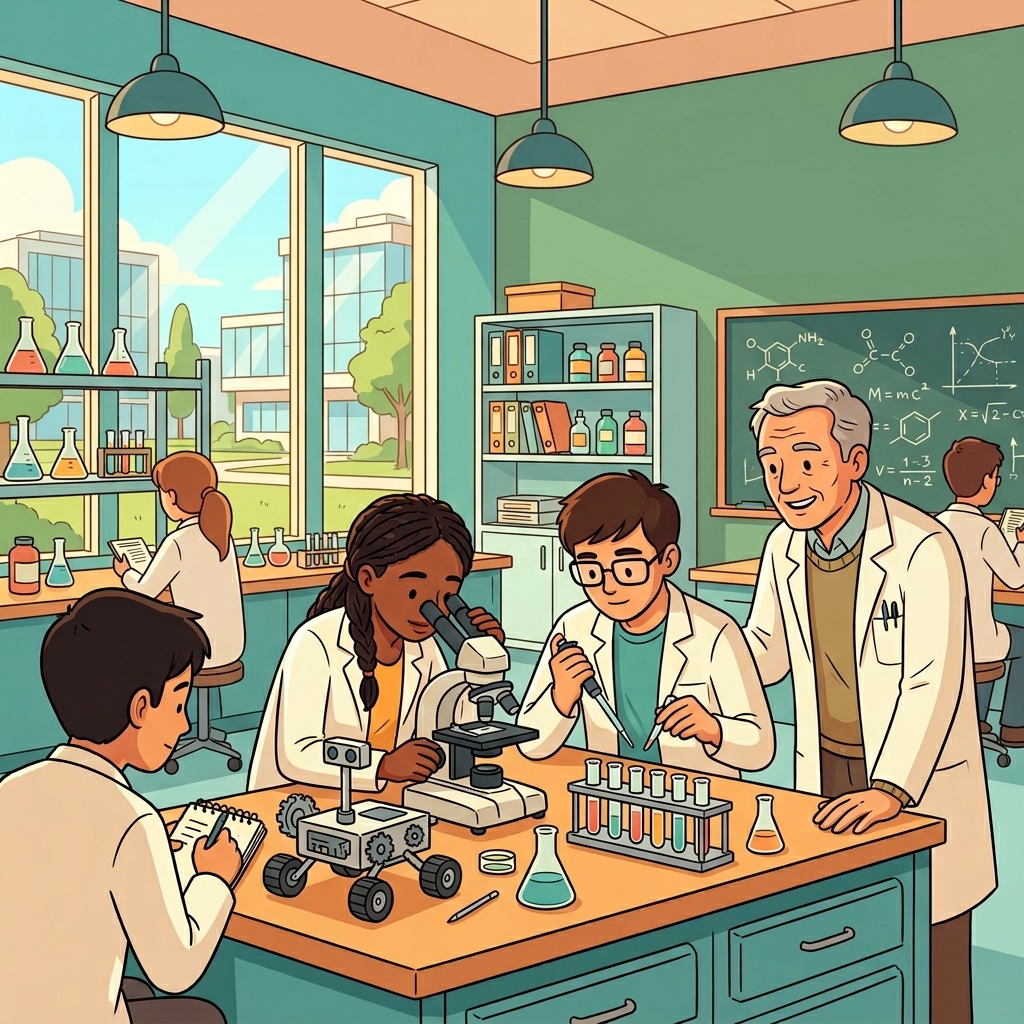 The science institute opened a new lab for young researchers.