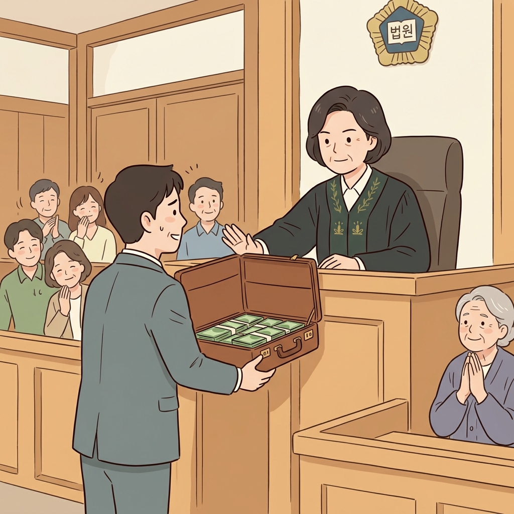 판사는 정직함과 청렴성(integrity)으로 존경받았으며 언제나 공정한 판결을 내렸다.