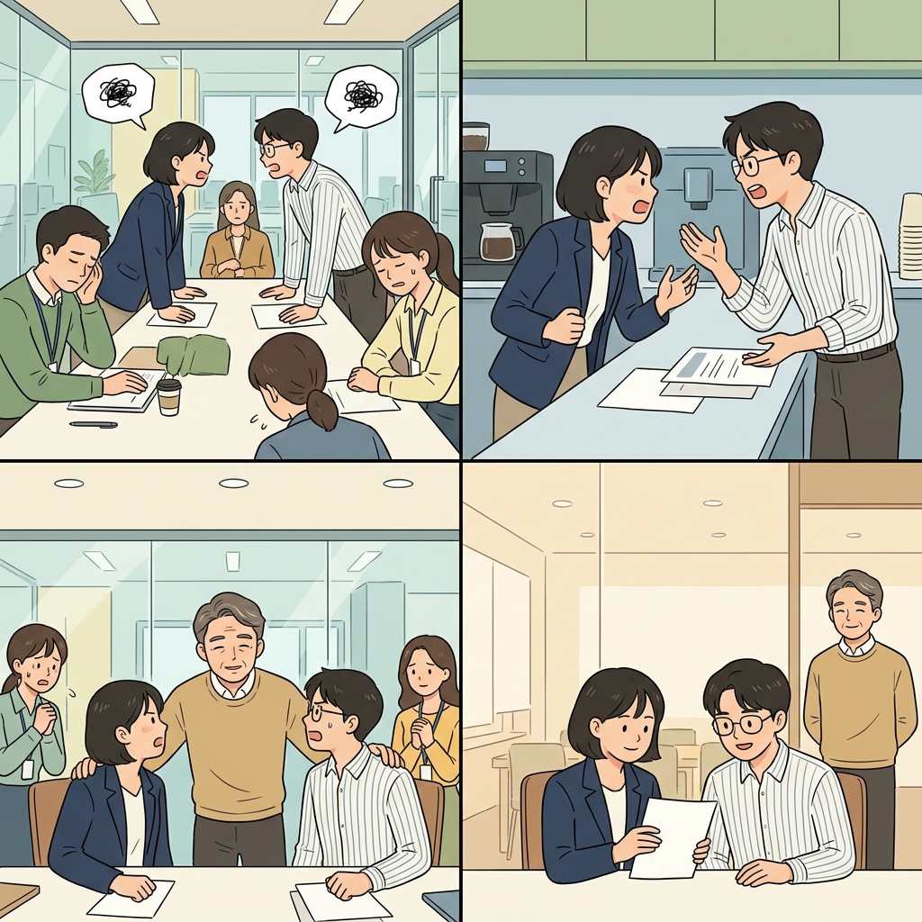 He intervened between the two rivals before conflict became part of their daily routine.