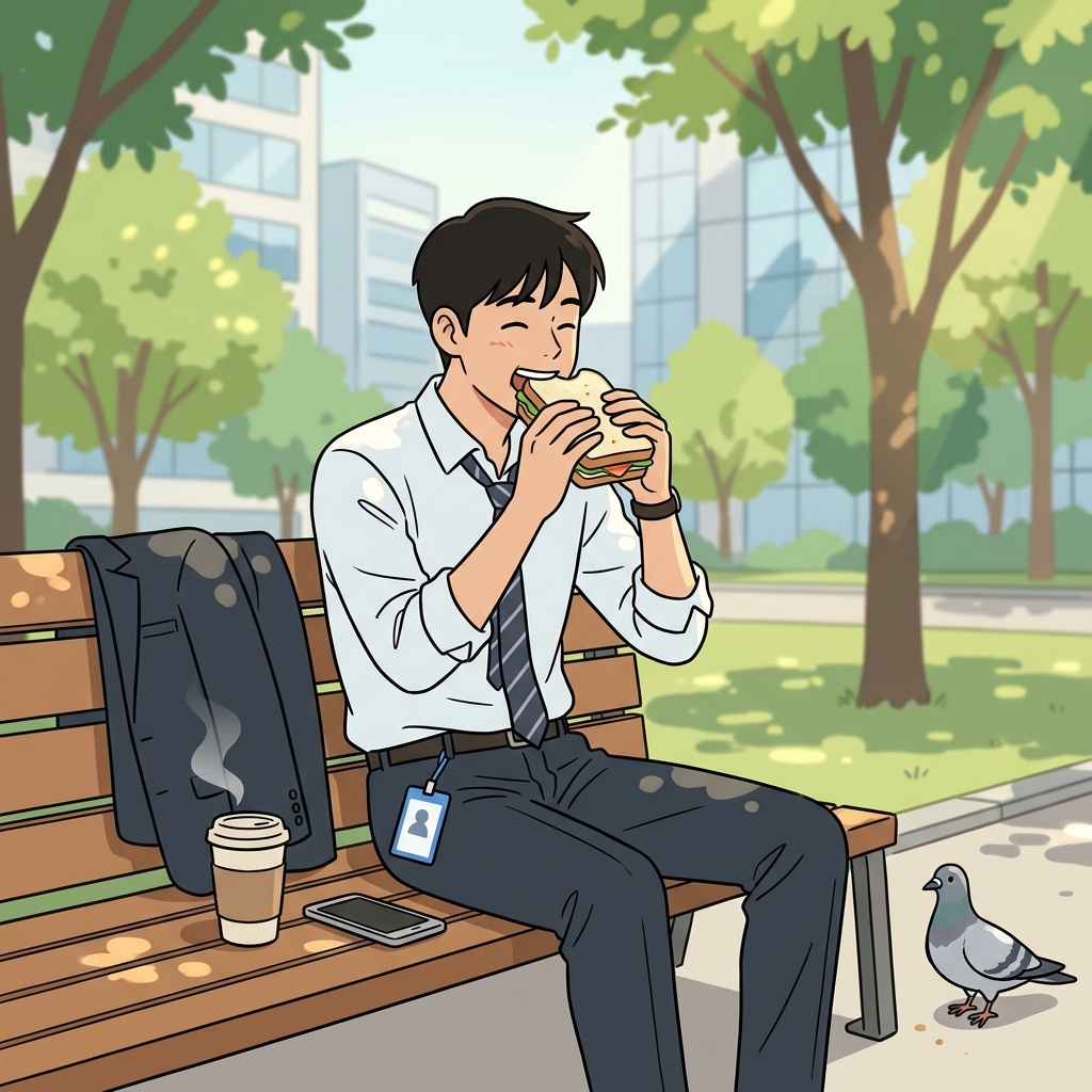 lunch break concept
