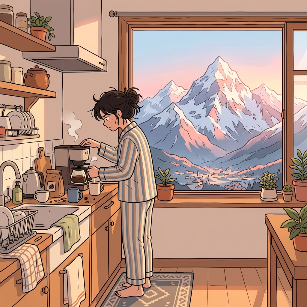 Majestic in dreams — domestic in reality — a realistic life somewhere between.