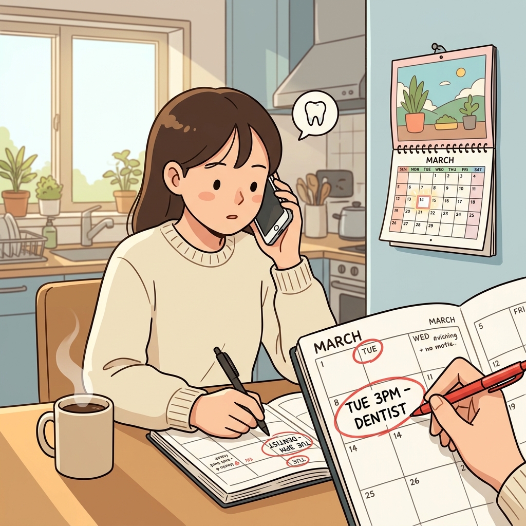 make an appointment concept