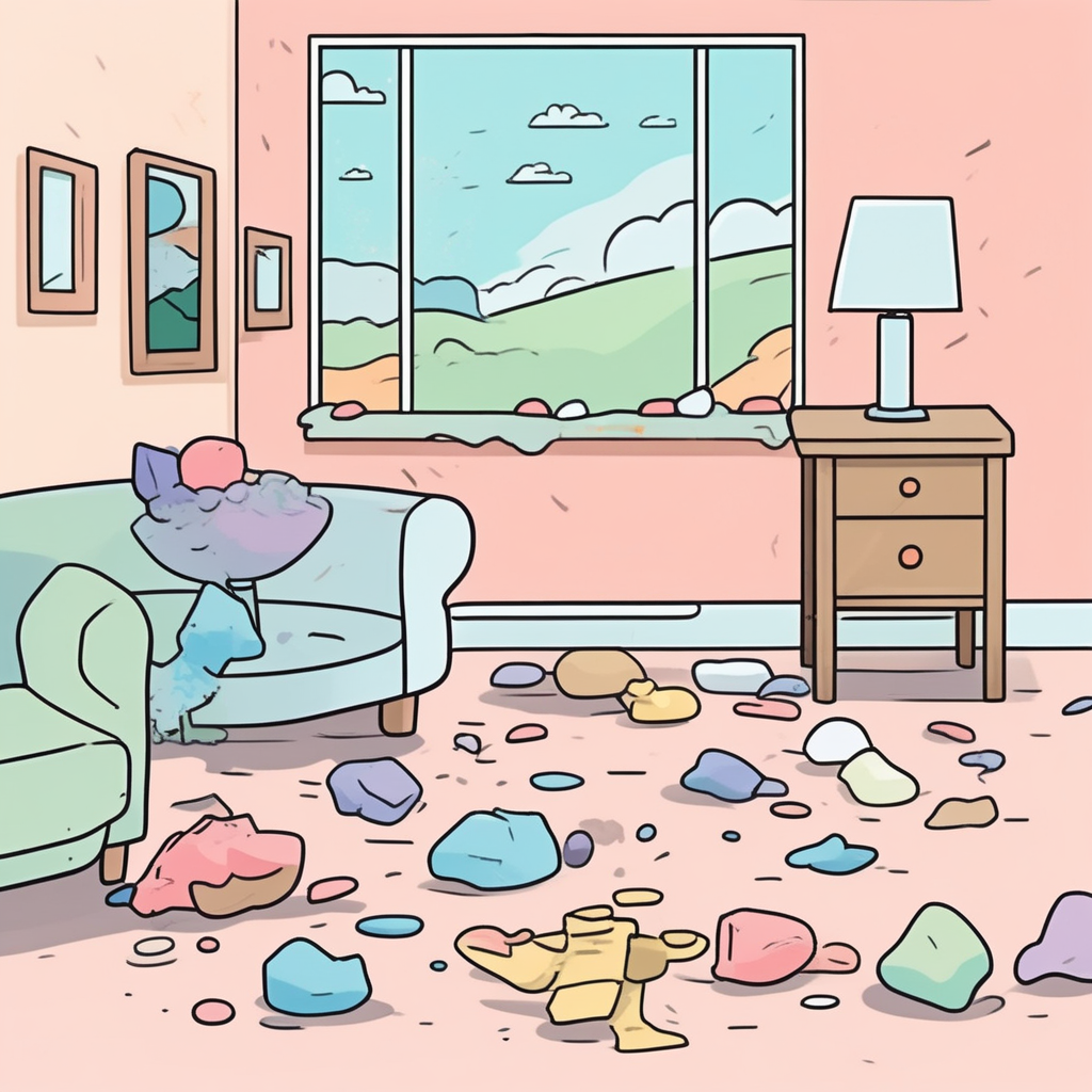 make a mess of concept