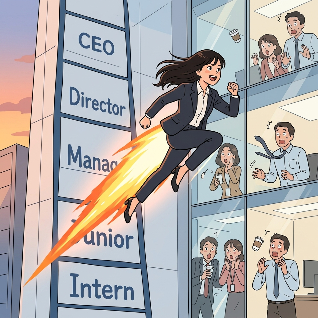 Her meteoric rise took her from intern to CEO in just two years.