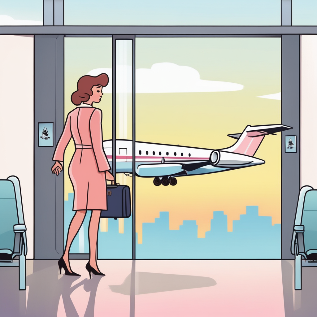 miss a flight concept