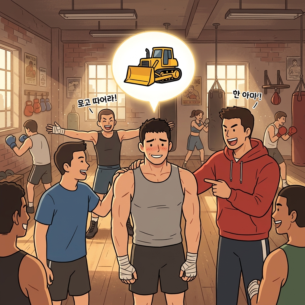 체육관 사람들이 그를 '불도저'라고 부르는데, 본인은 그 별명을 은근히 좋아한다.