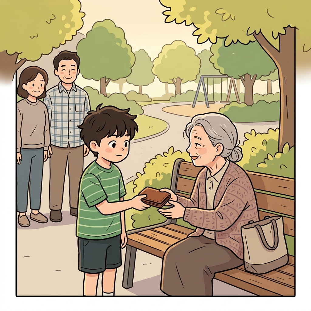 그 아이는 강한 도덕성 때문에 주운 지갑을 주인에게 돌려주었다. (도덕(Moral)이 쌓여 사람의 도덕성(Morality)이 된다.)