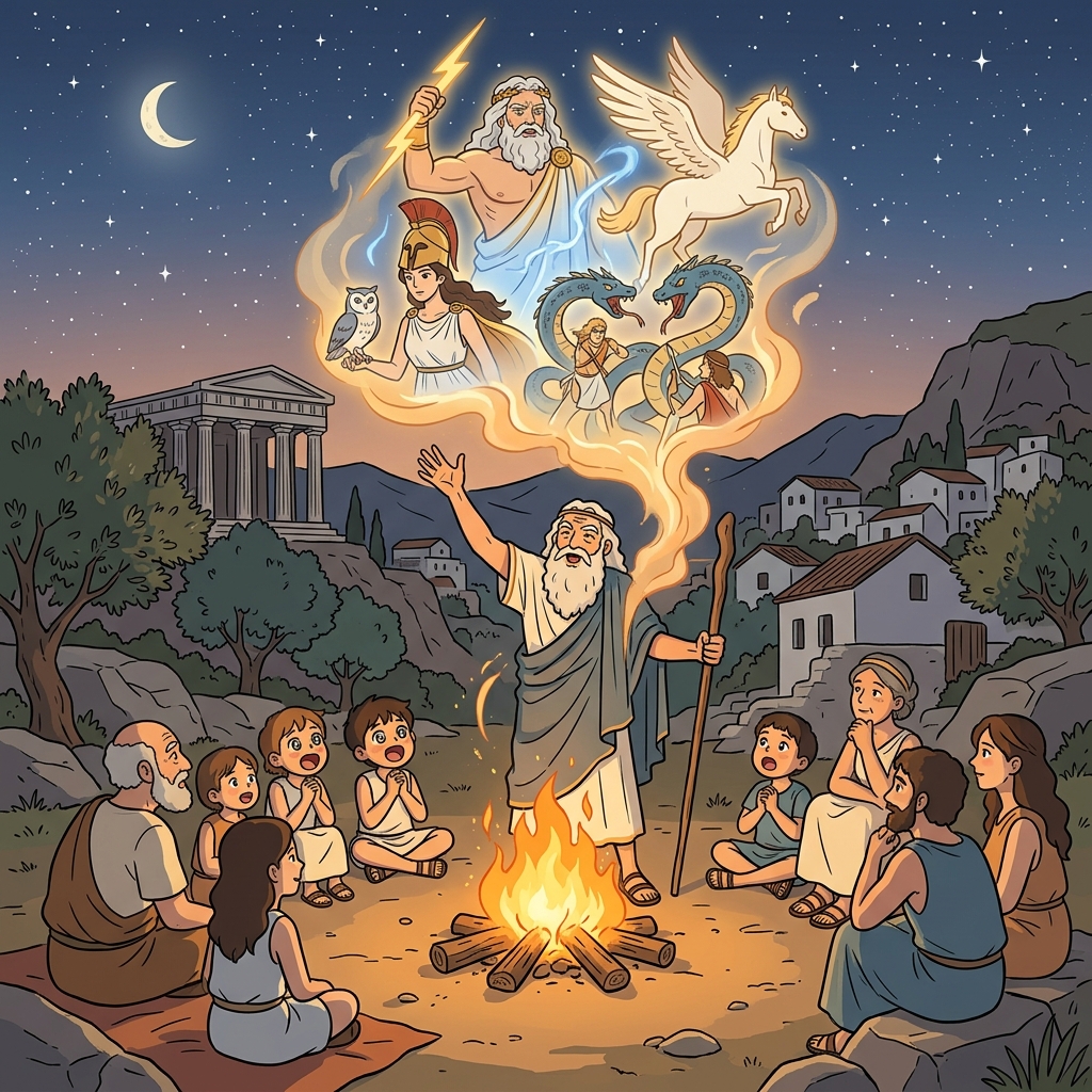 mythology concept