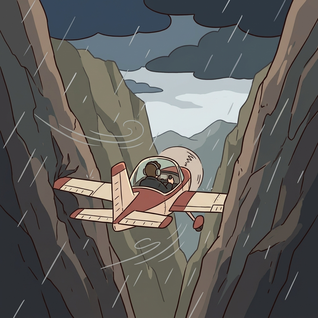 The plane narrowly missed the mountain after the pilot reacted instantly. ("Narrow gap!" → narrowly = by a very small margin)