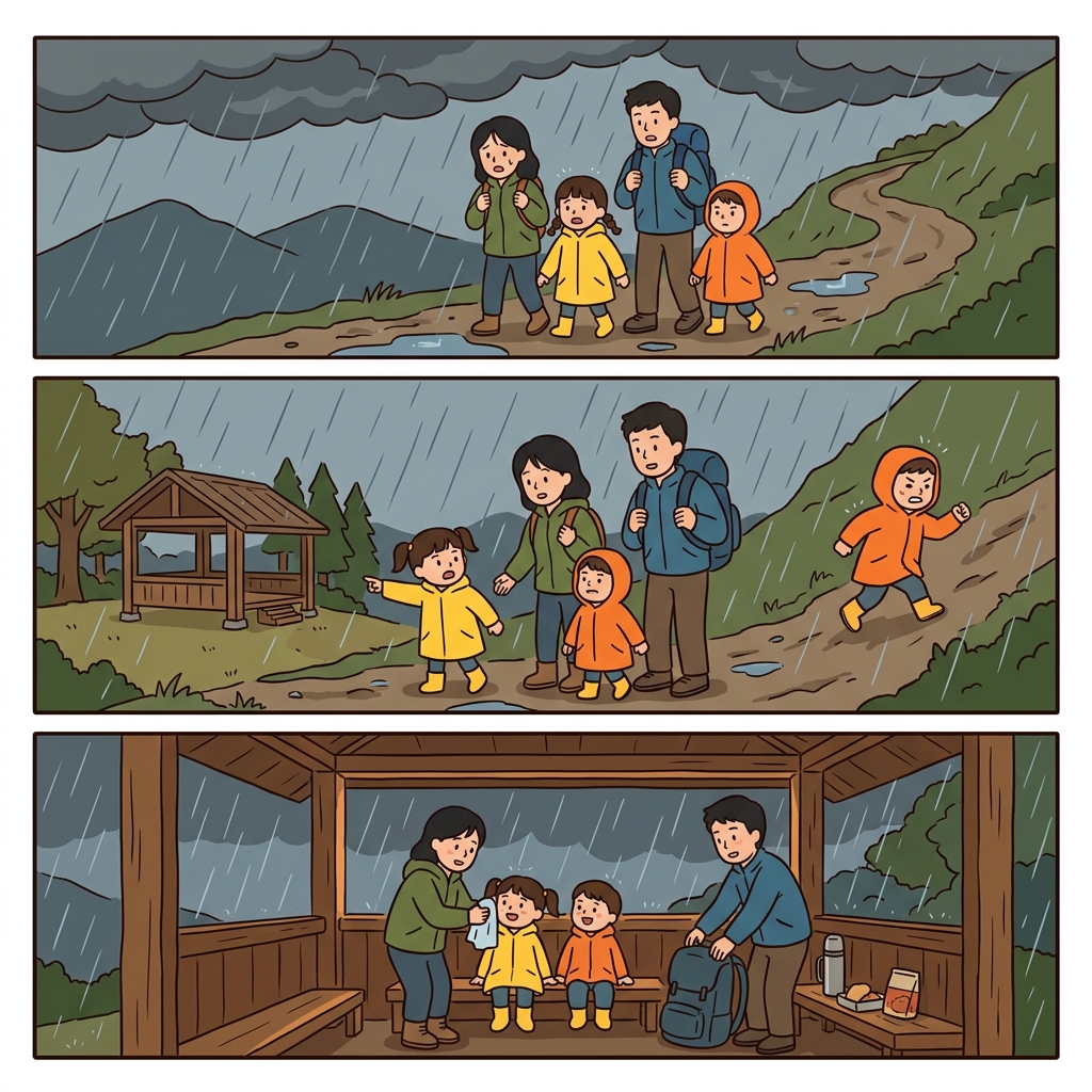 험한 폭풍 속 성급한 판단은 모두의 안전을 위태롭게 할 뻔했다.