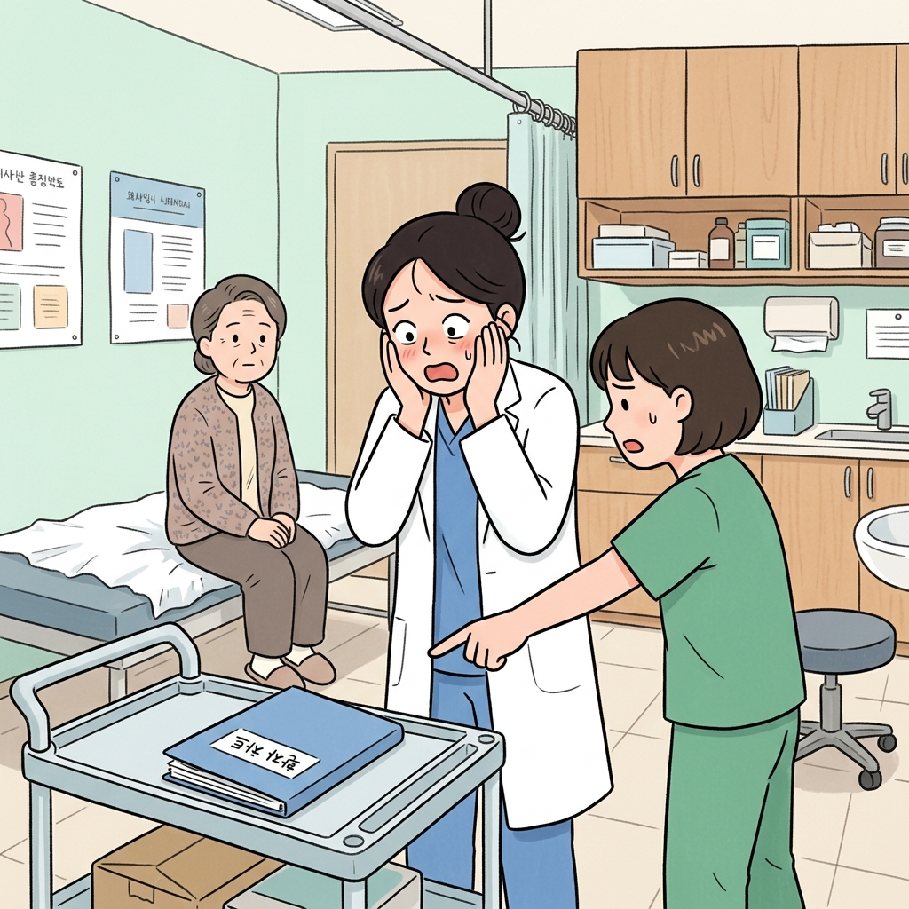 The negligent doctor made a serious medical mistake.