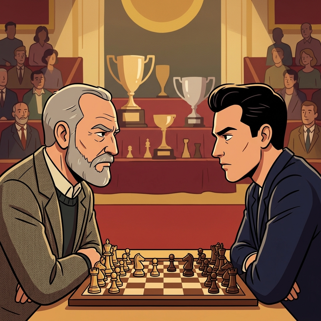 The chess champion finally faced his longtime nemesis in the final match.