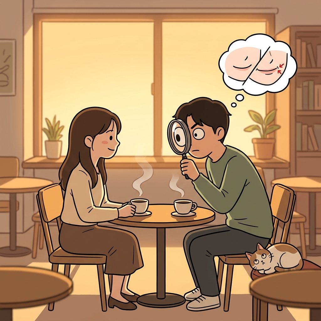 A tiny shift in her smile carried a nuance he almost missed.