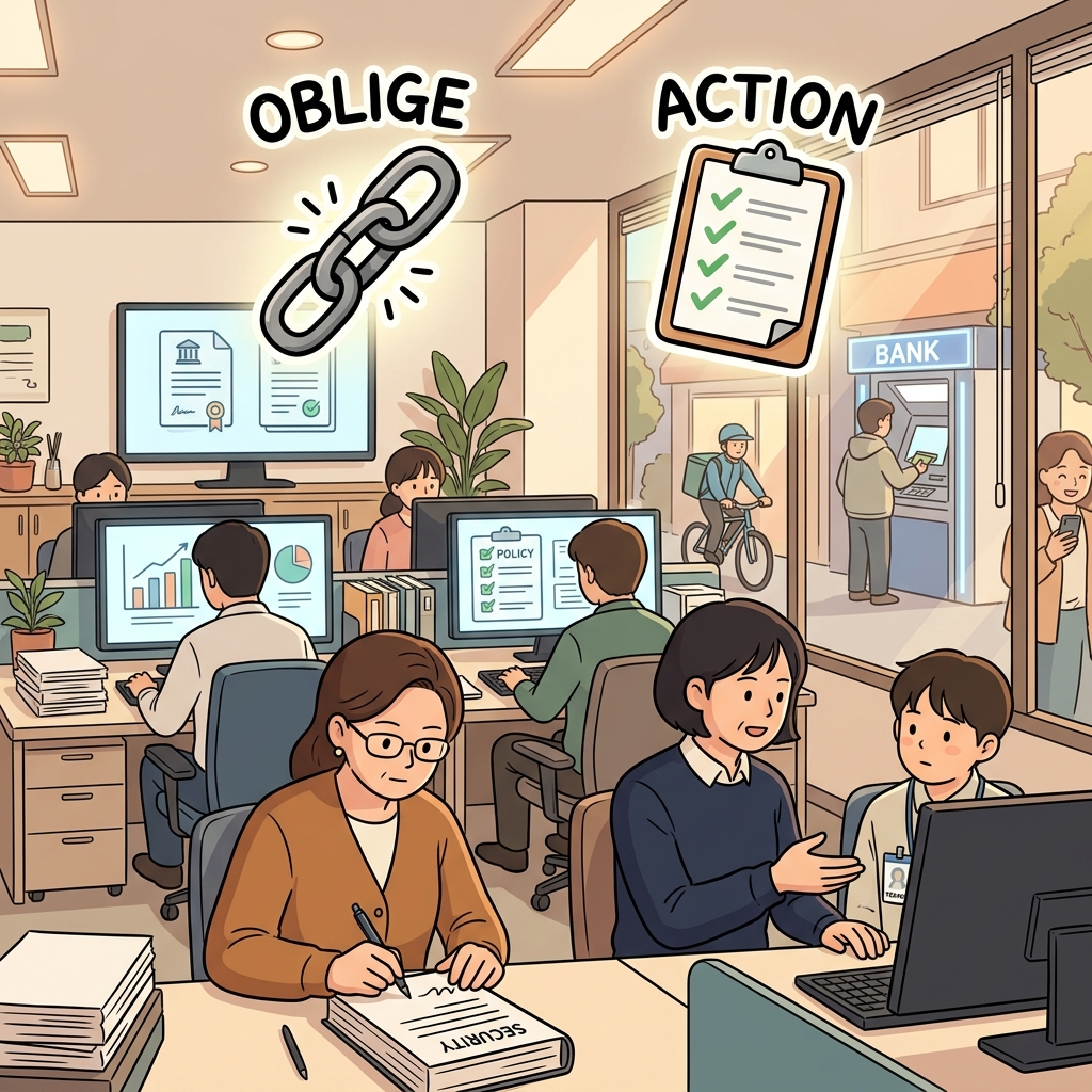 obligation mnemonic english