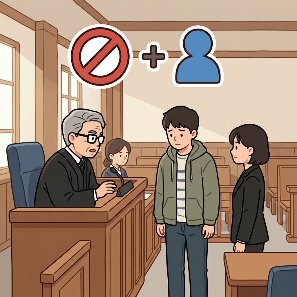 판사는 증거를 검토한 뒤 범인에게 형을 선고했다.