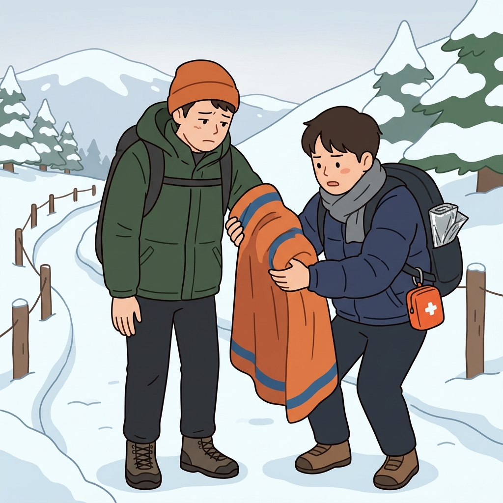 매서운 추위가 그의 손가락을 마비시켰다. ("팔 안 움직여!" → 팔을 마비시켜 움직이지 못하게 한다)