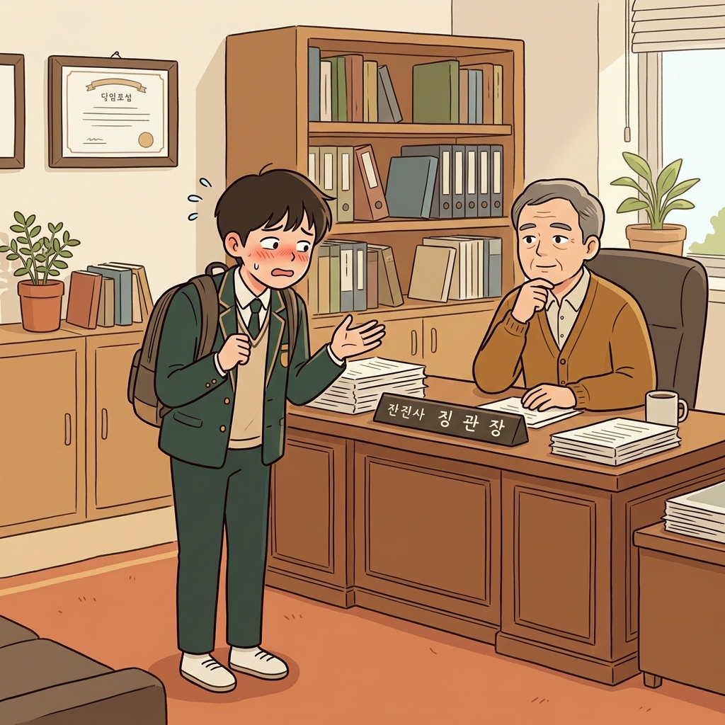 그의 한심한 변명은 아무도 설득하지 못했다.