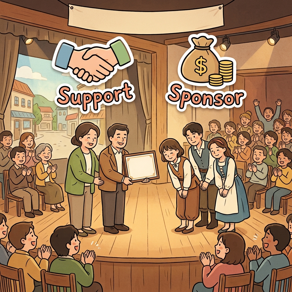 충성스러운 후원자들은 극장이 계속 운영되도록 도왔다.