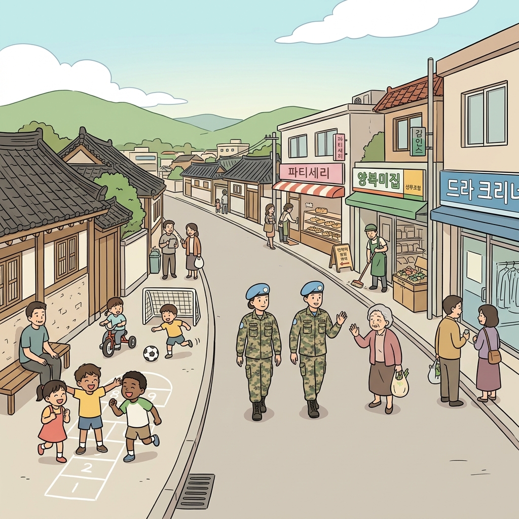 평화 유지군은 휴전 협정 이후 평화를 성공적으로 유지했다.