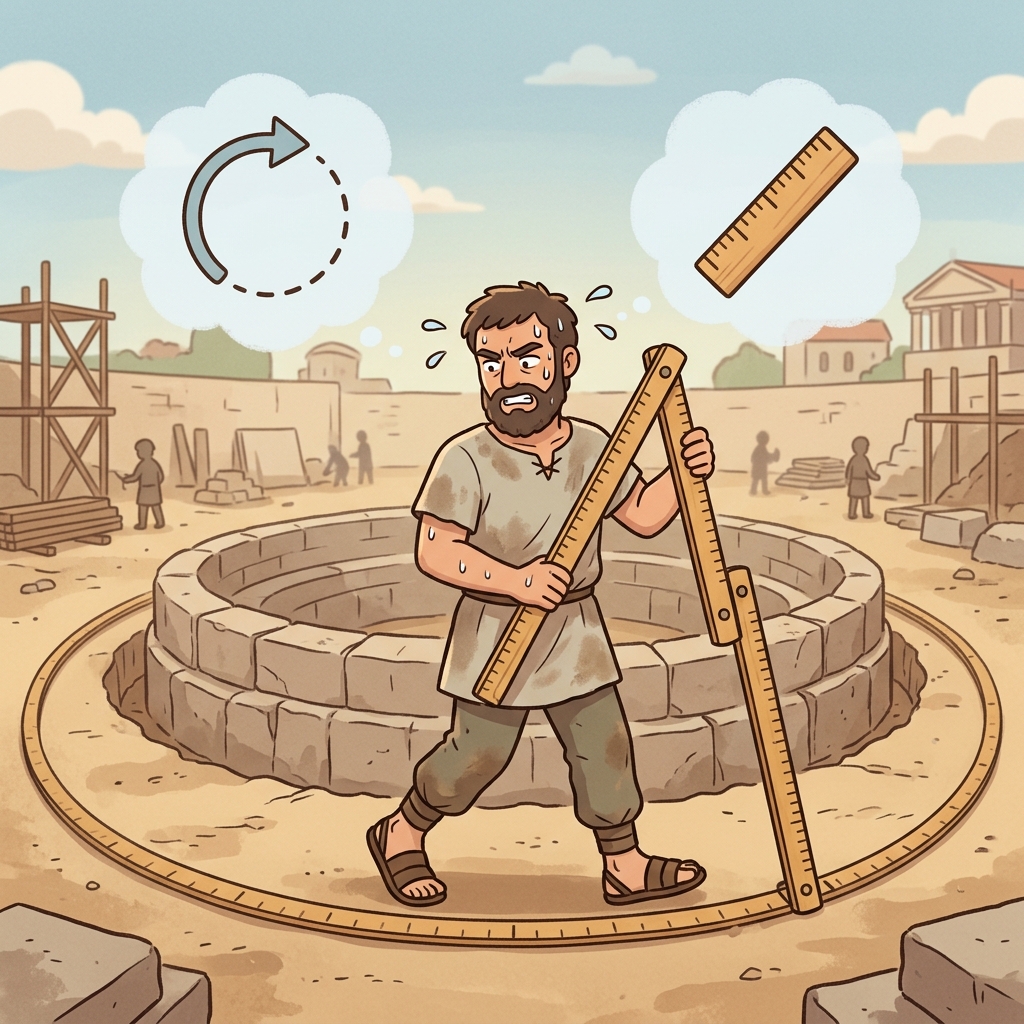 PERI(around) + METER(measure) — to secure a perimeter, you must first measure exactly how far around it goes.