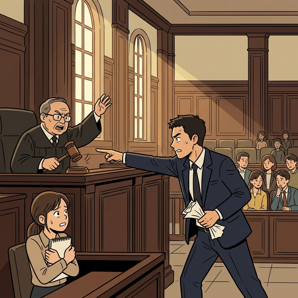 The pertinacious lawyer kept pressing the witness despite repeated warnings from the judge.