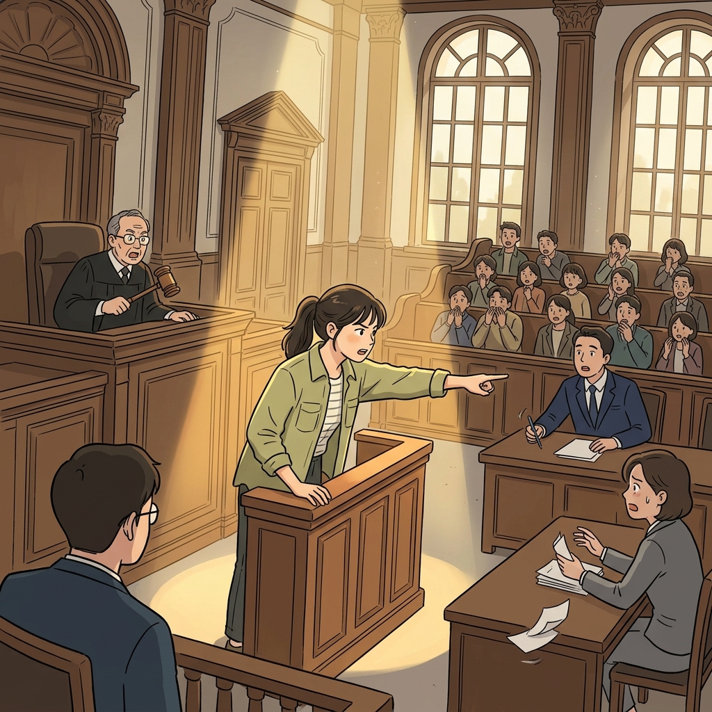 One pivotal witness changes the entire trial's outcome in a single sentence.