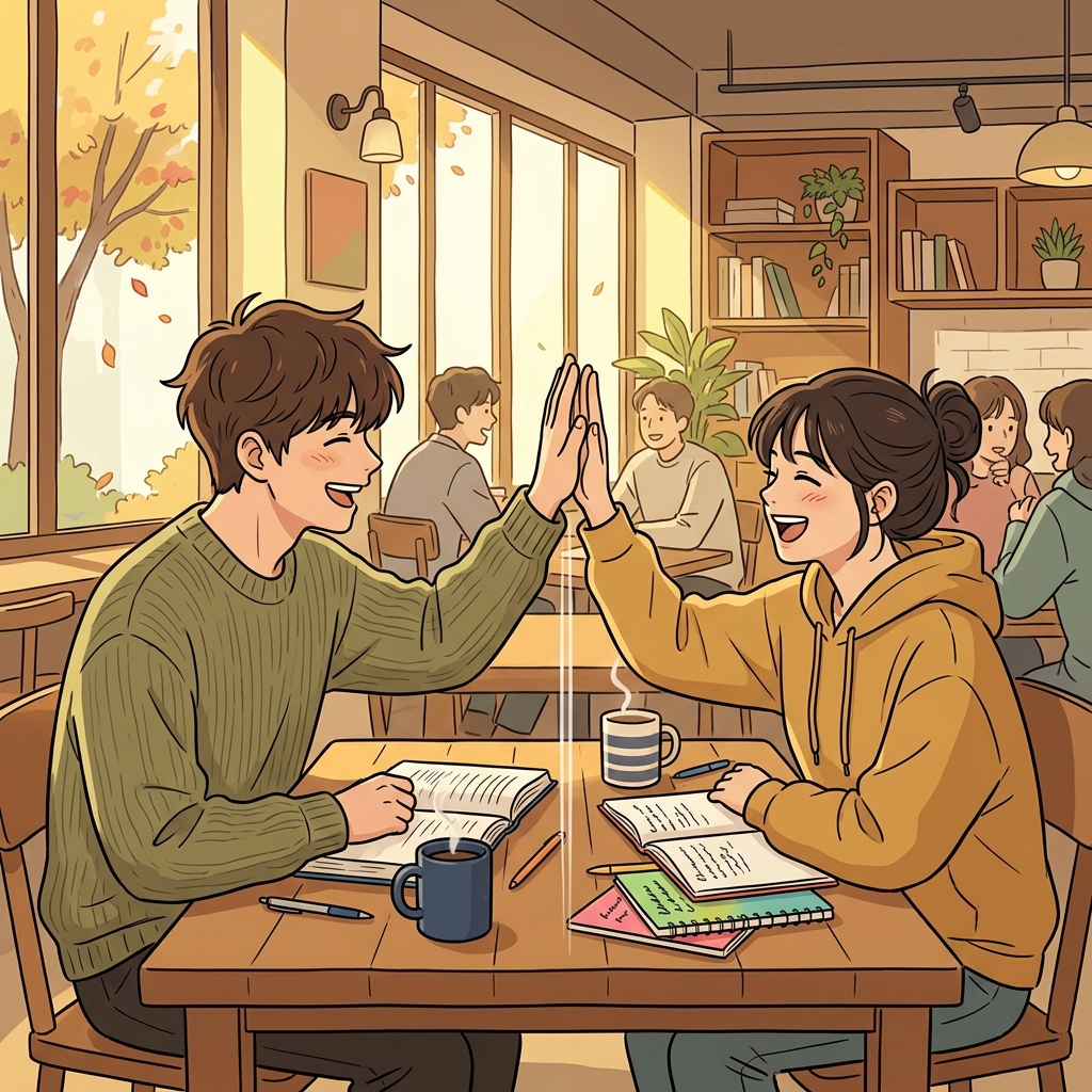 둘은 오래된 친구지만 그 이상은 아니다.