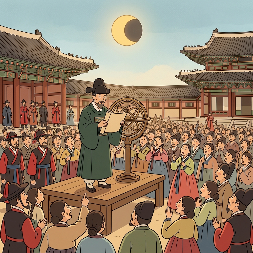 The court astronomer predicted the eclipse to the exact hour — and the kingdom watched the sky in silence.
