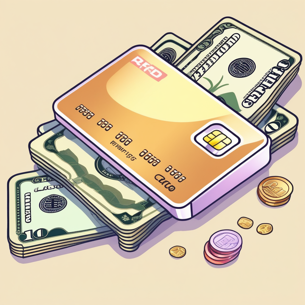 prepaid card concept