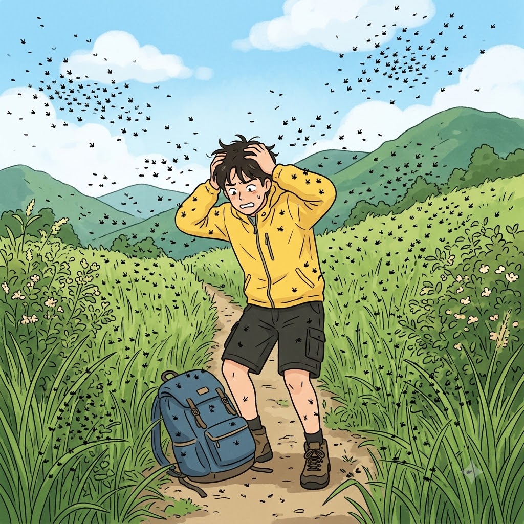 "으악! 풀에(pre) 벌레 떼(valent)가!" 여름철 들판에는 벌레들이 흔하게 널리 퍼져 있다(prevalent).