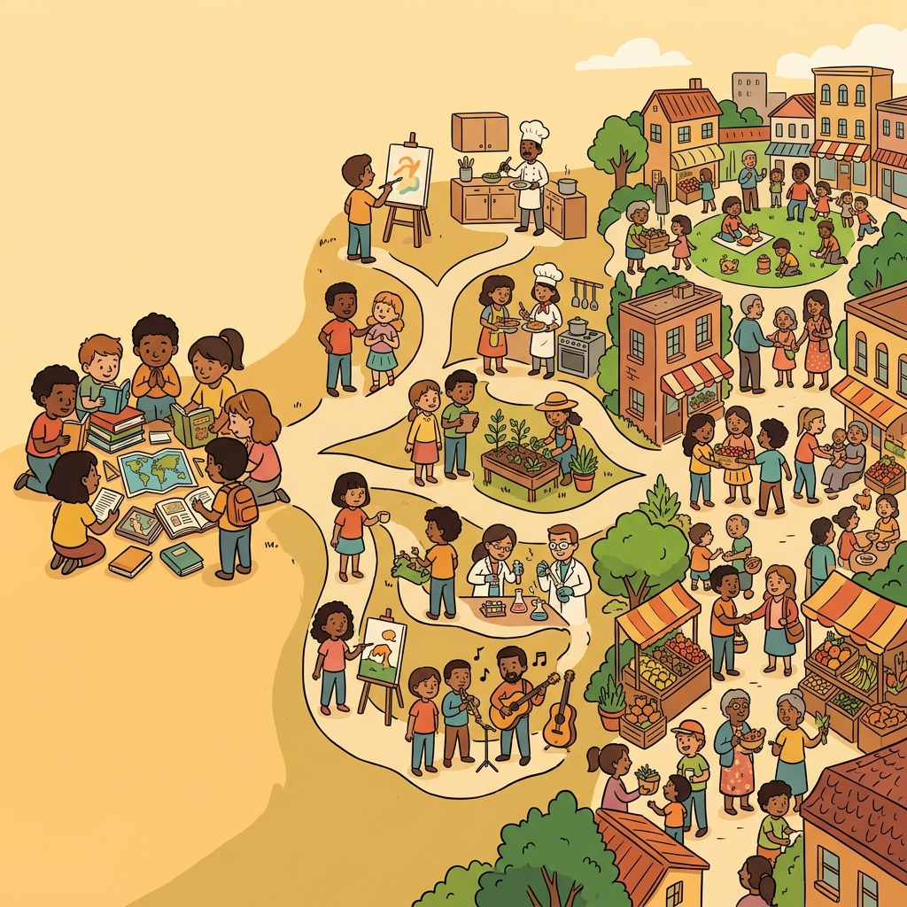 Making education a priority created more variety in opportunities and improved society.