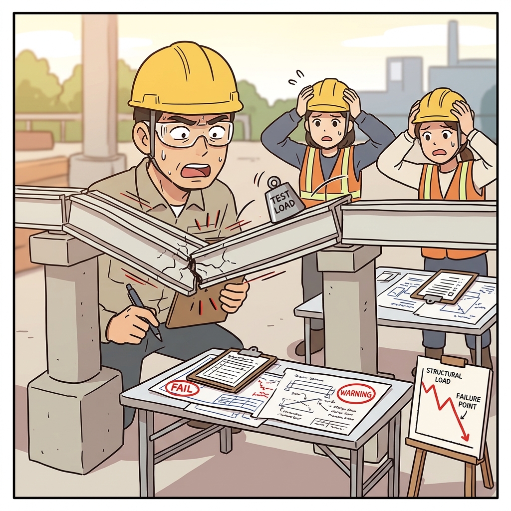 The new bridge design turned out to be seriously problematic during testing.