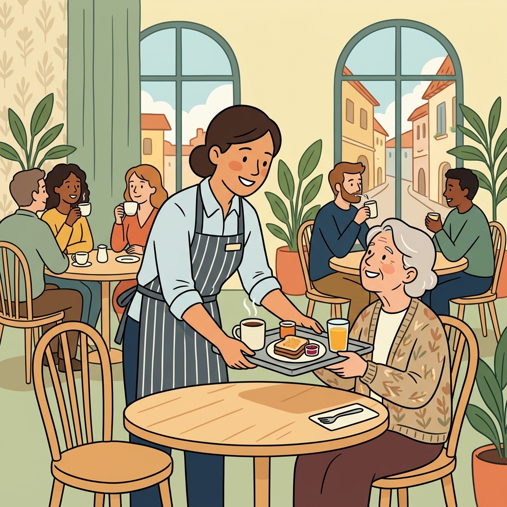 The hotel provides free breakfast for all its guests.