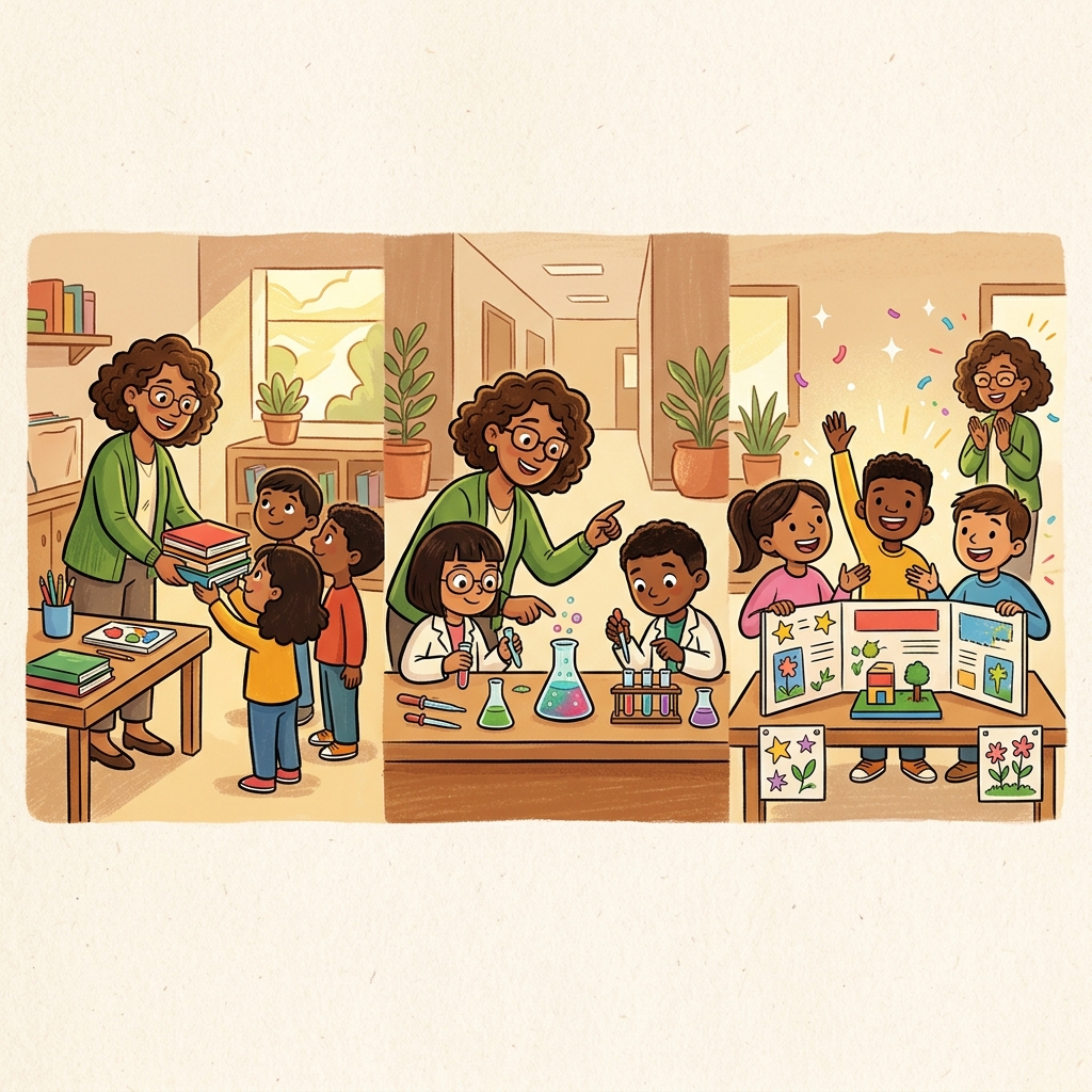 Good teachers provide support, guide their students, and help them thrive.