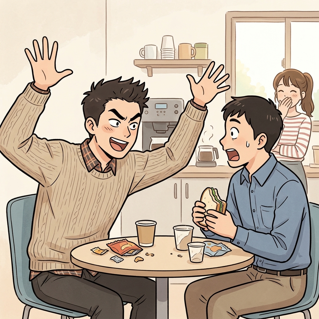 승진했다는 말, 너 놀리는 거야. 진담 아냐.