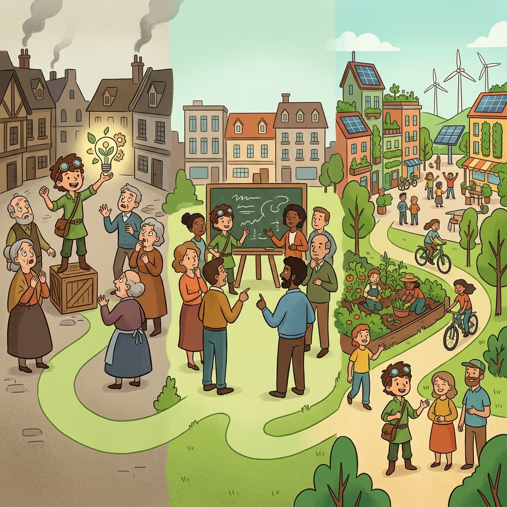 The radical idea challenged old ways and transformed the community.