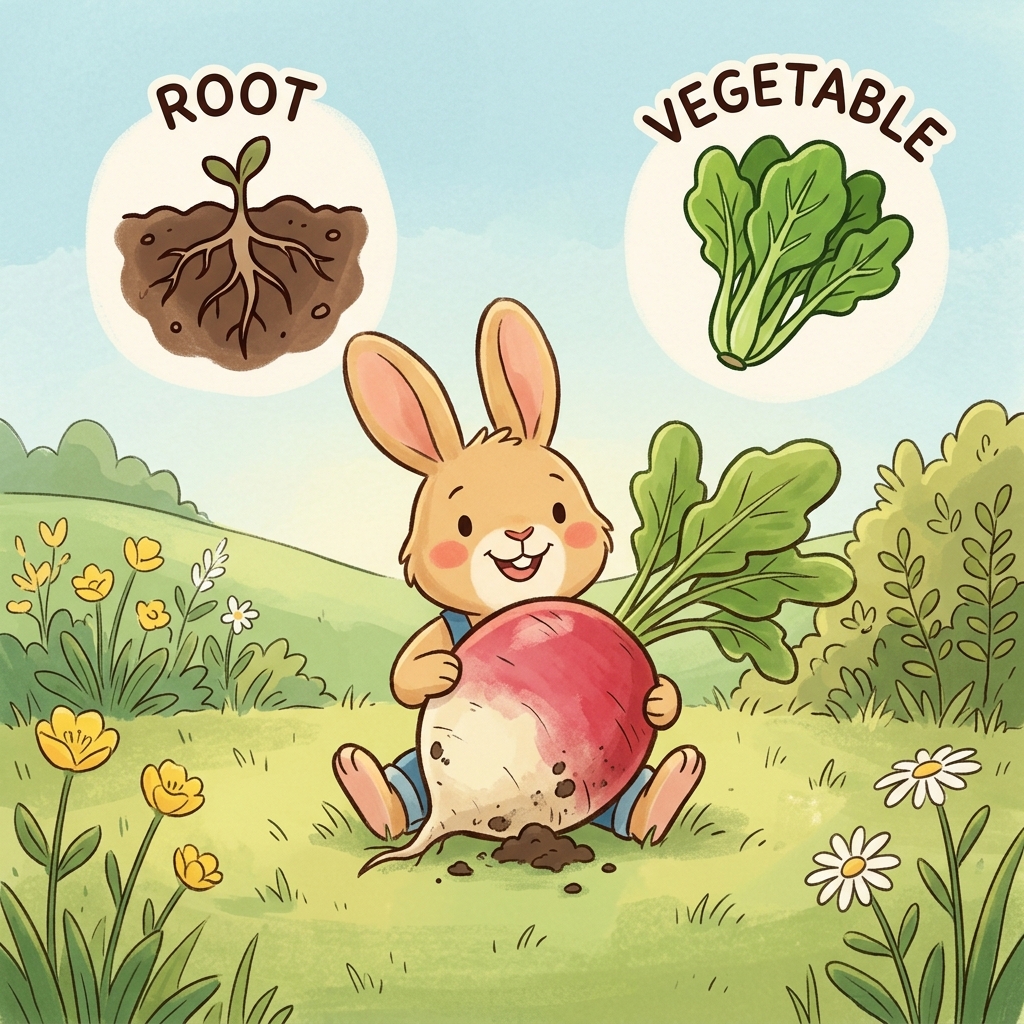 radish mnemonic english